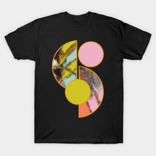 Bright vibrant modern earth tones colors unique original contemporary art 368 Abstract T-Shirt